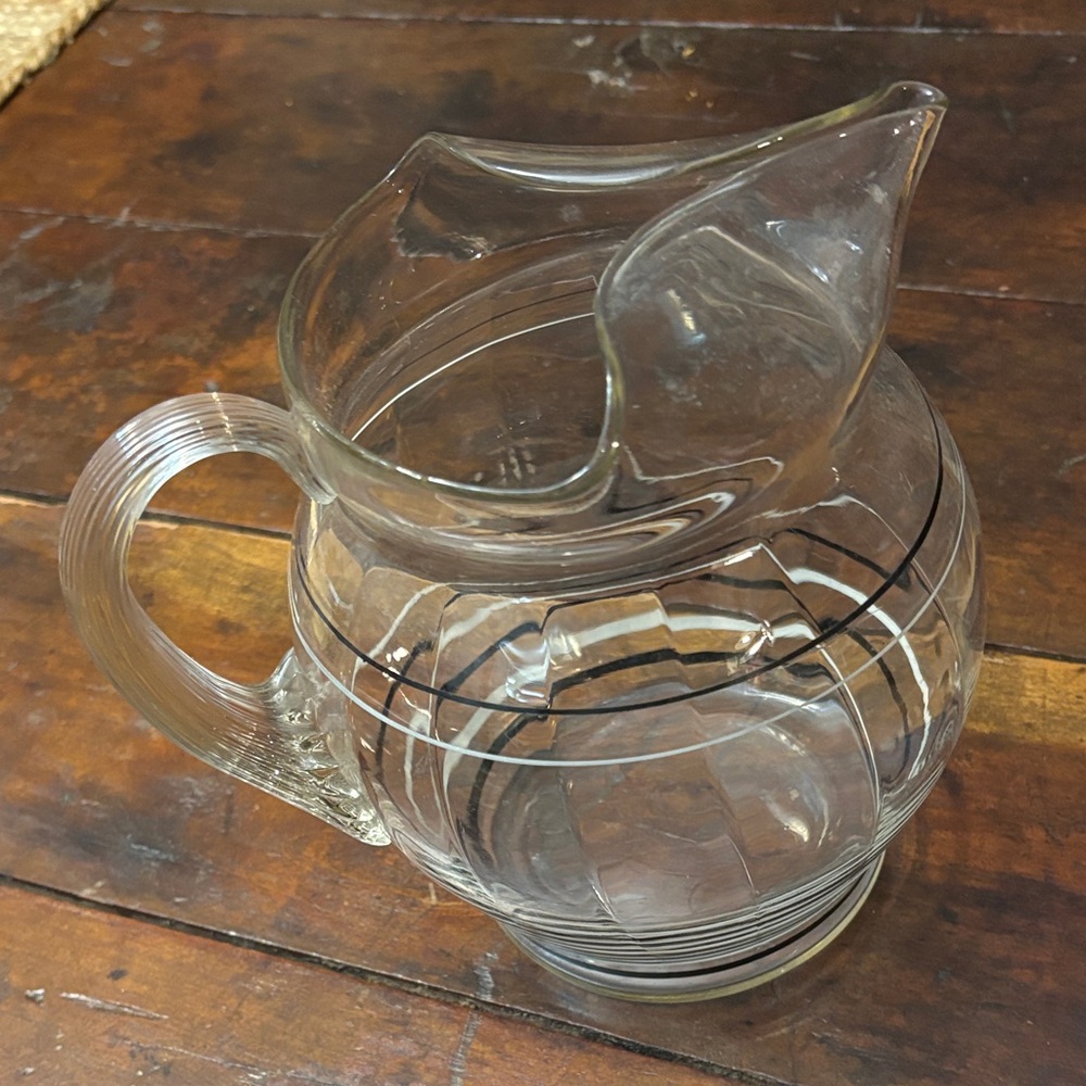 Clear Glass Pitcher